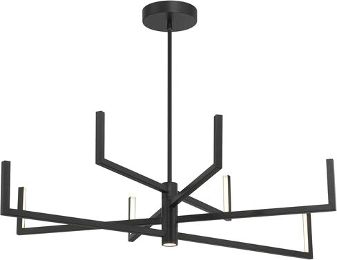 George Kovacs P1478-66A-L Articular LED Chandelier, Coal in Saudi Arabia
