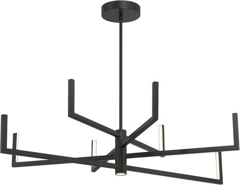 George Kovacs P1478-66A-L Articular LED Chandelier, Coal in Saudi Arabia