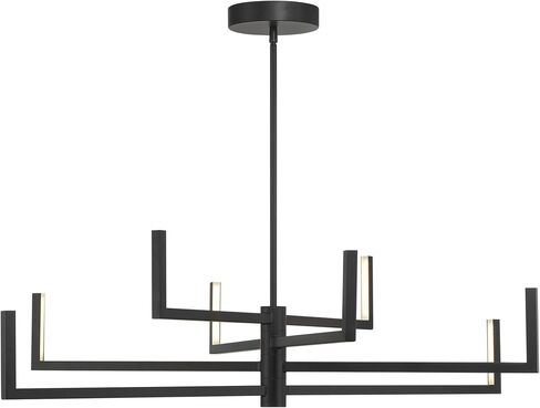 George Kovacs P1478-66A-L Articular LED Chandelier, Coal in Saudi Arabia