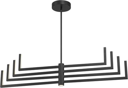 George Kovacs P1478-66A-L Articular LED Chandelier, Coal in Saudi Arabia