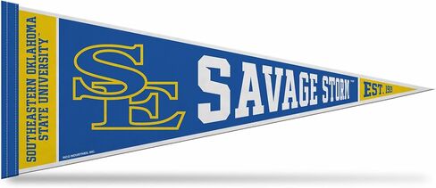 Rico Industries NCAA Southeastern Oklahoma State Savage Storm 12 "× 30" in Saudi Arabia