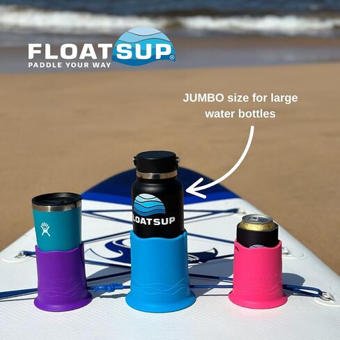 Floatsup® Jumbo Paddle Board and Kayak Water Bottle/Drink Holder (Signature Blue) in Saudi Arabia