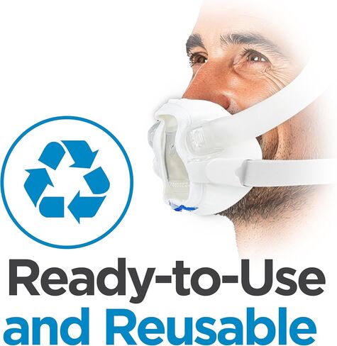 بطانات قناع CPAP من resplabs المتوافقة مع قناع ResMed AirFit F30i لكامل الوجه CPAP - واسع (عبوة من 4 قطع) in Saudi Arabia