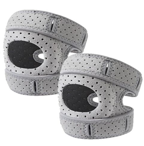 2Pcs Wellknee Knee Brace, Knee Brace for Women Men Adjustable Knees Support, Patellar Pad Realign Knee Joint, Adjustable Tendon Support Sleeve Brace, Knee Support for Running Hiking and Sports (Large, Grey) in Saudi Arabia