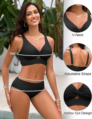 Century Star Sexy Swim Suits for Women 2025 Teen Bikini Set V-Neck Womens Swimsuit Swimwear Bathing Suit in Saudi Arabia