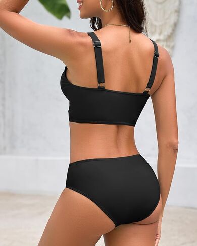 Century Star Sexy Swim Suits for Women 2025 Teen Bikini Set V-Neck Womens Swimsuit Swimwear Bathing Suit in Saudi Arabia