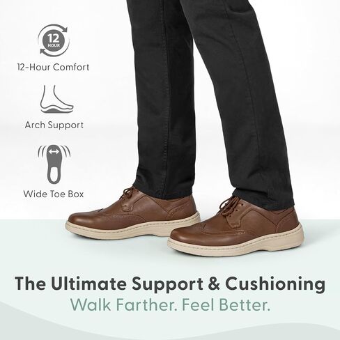 Orthofeet Men's Orthopedic Leather Moreno Dress Shoe in Saudi Arabia