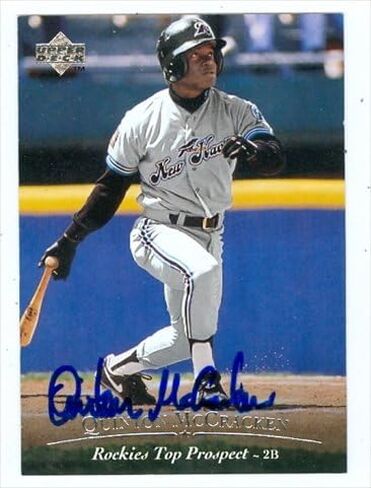 Autograph Warehouse 40583 Quinton Mccracken Autographed Baseball Card Colorado Rockies 1994 Upper Deck No. 119 in Saudi Arabia