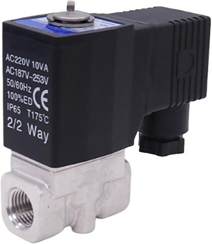 صمام التحكم في السوائل 2L Series 2L030 2L030-06 2L030-08 المفعول المباشر ومغلقة عادة 1/8 "1/4" نوع الطرف/grommet (2L030-06 (Grommet) ، AC110V (-C)) in Kuwait