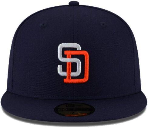 عصر جديد أصيل MLB San Diego Padres Navy 1991 Cooperstown Capted Hat Cap 59Fifty in Kuwait