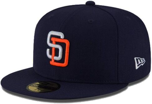 عصر جديد أصيل MLB San Diego Padres Navy 1991 Cooperstown Capted Hat Cap 59Fifty in Kuwait