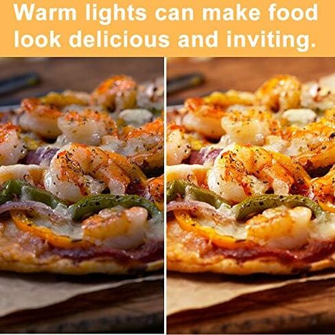 3-Tier Food Warmer Countertop Pizza Warmers, 35-inch Display Commercial Pastry Patty Warmer w/ 3D Heating with LED Lighting Case for Buffet Restaurant Heater Food Service, L35 x W19 x H25 in Saudi Arabia