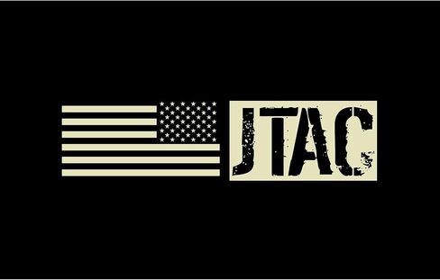 CafePress U.S. Air Force: JTAC (Black Fl Rectangle Bumper Sticker Car Decal in Saudi Arabia