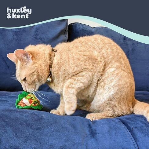 Huxley & Kent Cat Toy | Strawberry Donut | Strong Catnip Filled Cat Toy | Soft Plush Kitty Toy with Catnip and Crinkle | Kittybelles in Saudi Arabia