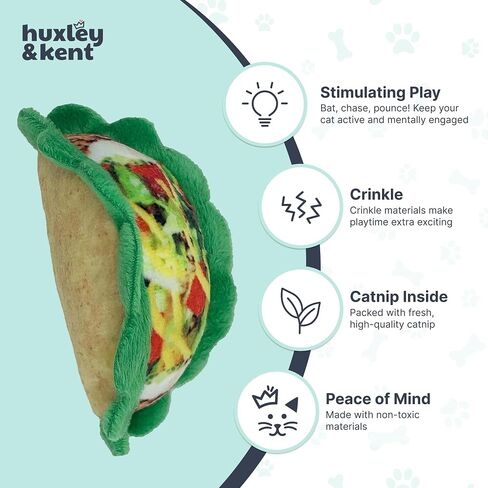Huxley & Kent Cat Toy | Strawberry Donut | Strong Catnip Filled Cat Toy | Soft Plush Kitty Toy with Catnip and Crinkle | Kittybelles in Saudi Arabia