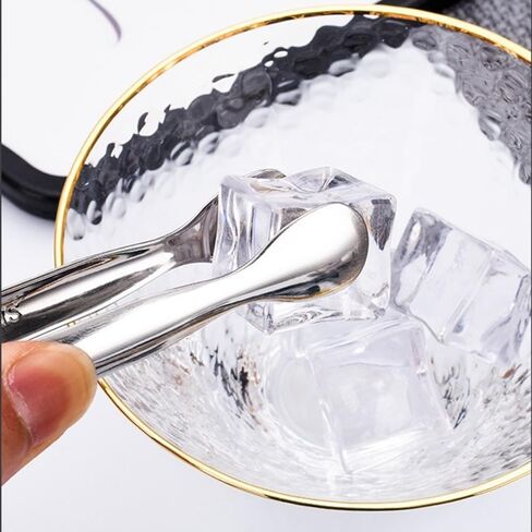 12Pcs 4.3Inch Mini Sugar Cube Tongs, 304 Stainless Steel Small Serving Tongs for Charcuterie Board, Appetizer Platters, Self-serve Setups, Tea Party Catering, Coffee, Desserts(Silver) in Saudi Arabia