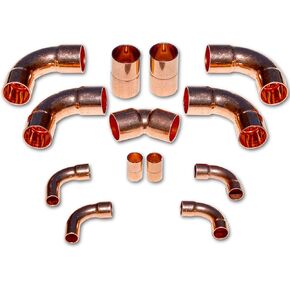 Line Set Copper Kit HVAC R 3/8 & 7/8 Line Set Copper Fittings Kit air condition, refrigeration, liquid line & suction lines tubing pipes for Central/Split A/C systems in Saudi Arabia