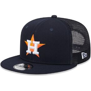 New Era Houston Astros 9FIFTY Team Color Trucker Snapback Cap, Hat in Saudi Arabia