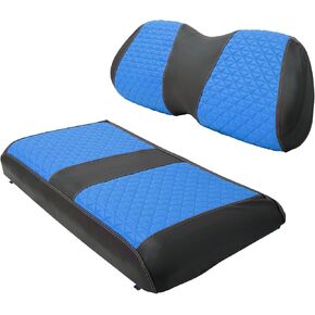 XUANYUDG0769 Golf Cart Seat Covers for Club Car Precedent Onward Tempo OEM Ordinary Seat Cushion Front Sets, Vinyl Leather Made Adjustable Straps and Retractable Buckle/No Stapler Required in Kuwait