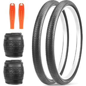 20/24 × 1.75 بوصة إطارات إطارات المدينة إطارات الدراجة 2 حزمة مضادة للانزلاق بديل قابل للطي جميع إطارات التضاريس للأطفال BMX قابلة للطي دراجة المدينة in Kuwait