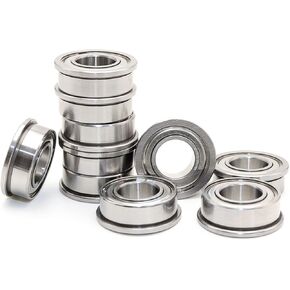10PCS RF-1140ZZ 4x11x4 Single Row Flanged Deep Groove Ball Bearings Double Shielded in Kuwait