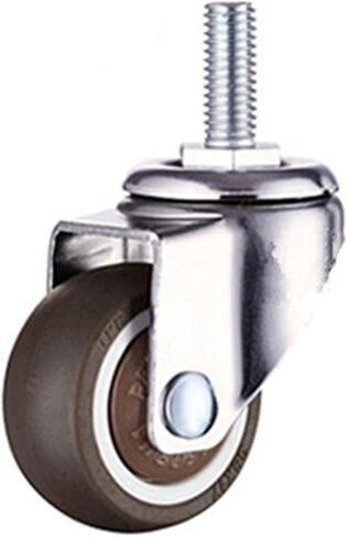 4Pcs 1/1.25/1.5/2 Inch Furniture Casters Wheels Orange Swivel Castor Trolley Rubber(C-4pcs,1.0 inch) in Kuwait