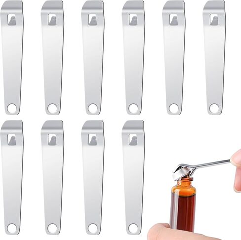 فتحة زجاجة ميني فتحات Ampule Ampule Vial Decapper 10pcs Remover Cap Cap Caps السائل عن طريق الفم السائل رافعة قارورة القارورة المزيل أدوات مشروب يمكن لفتحات لمشروبات البيرة لوازم الصيدلة للممرضات للاستخدام المنزلي in Saudi Arabia