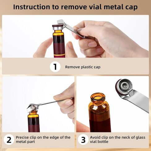 فتحة زجاجة ميني فتحات Ampule Ampule Vial Decapper 10pcs Remover Cap Cap Caps السائل عن طريق الفم السائل رافعة قارورة القارورة المزيل أدوات مشروب يمكن لفتحات لمشروبات البيرة لوازم الصيدلة للممرضات للاستخدام المنزلي in Saudi Arabia