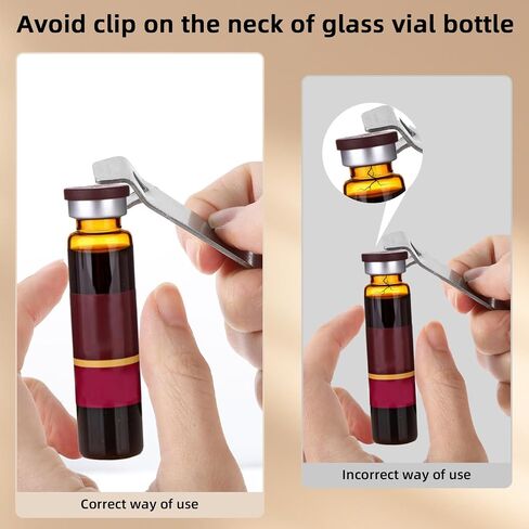 فتحة زجاجة ميني فتحات Ampule Ampule Vial Decapper 10pcs Remover Cap Cap Caps السائل عن طريق الفم السائل رافعة قارورة القارورة المزيل أدوات مشروب يمكن لفتحات لمشروبات البيرة لوازم الصيدلة للممرضات للاستخدام المنزلي in Saudi Arabia