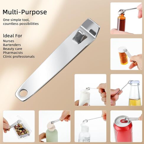 فتحة زجاجة ميني فتحات Ampule Ampule Vial Decapper 10pcs Remover Cap Cap Caps السائل عن طريق الفم السائل رافعة قارورة القارورة المزيل أدوات مشروب يمكن لفتحات لمشروبات البيرة لوازم الصيدلة للممرضات للاستخدام المنزلي in Saudi Arabia