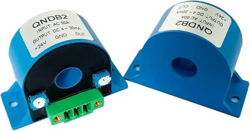 AC Current Sensor QNDB2 in 5A 10A 20A 50A Out 4 20mA Accuracy 0.5% ct Current Transformer Transmitter Current Transducer 420mA(AC 50A) in Saudi Arabia