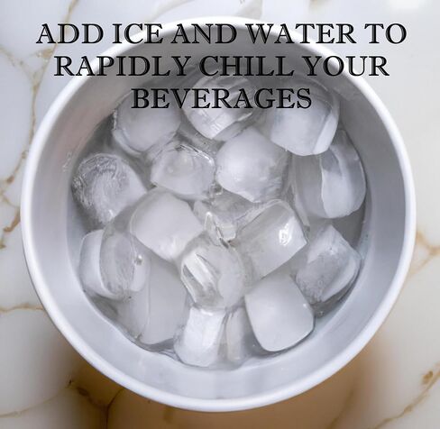 Rapid Beverage & Wine Bottle Chiller for Home Bars & Dorms, Automatic Touchpad, Quick Chill Functionality, Efficient Ice & Water System, Perfect for Sodas, Beer, Wine - Silver in Saudi Arabia