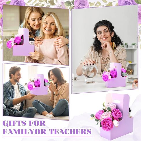 10 حزمة 2 كوب حامل مشروب يمكن التخلص منه للتسليم مع مقبض حامل القهوة الأرجواني للمشروبات الباردة الساخنة ، يمكنك الخروج من شركات النقل لتسليم الطعام in Saudi Arabia