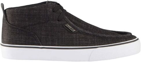 Lugz Men's Strider 2 Classic Canvas Moc Toe Fashion Sneaker, Black/White, 11 in Saudi Arabia