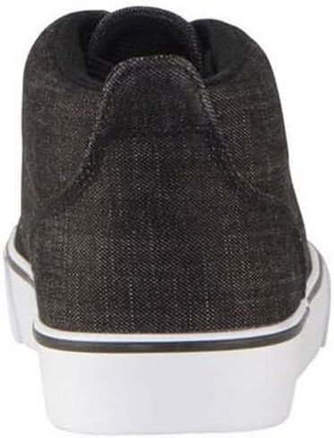 Lugz Men's Strider 2 Classic Canvas Moc Toe Fashion Sneaker, Black/White, 11 in Saudi Arabia