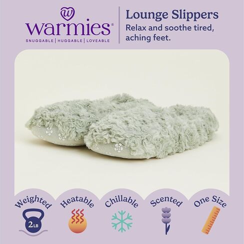 Intelex Fully Microwavable Luxury Cozy Slippers Snowy in Kuwait