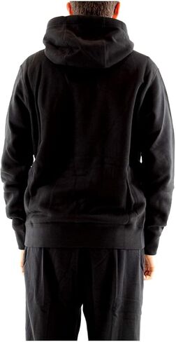 Nike Men's Sportswear Club Pullover Hoodie, Black/Black/White, X-Large in Saudi Arabia