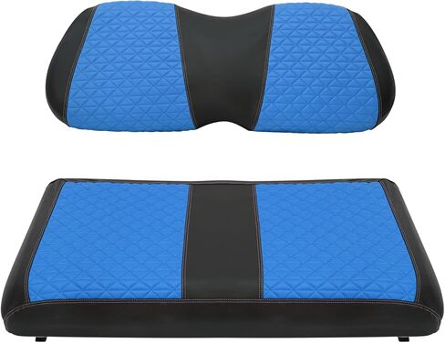 XUANYUDG0769 Golf Cart Seat Covers for Club Car Precedent Onward Tempo OEM Ordinary Seat Cushion Front Sets, Vinyl Leather Made Adjustable Straps and Retractable Buckle/No Stapler Required in Kuwait