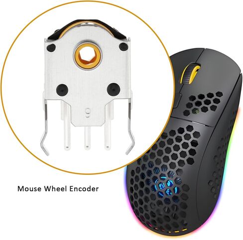 ECSING 4PCS 8 مم تشفير عجلة الماوس متوافق مع قطر TTC الأساسي 1.74 ملم عزم الدوران 20-40GF in Kuwait