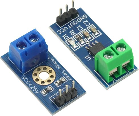 3PCS ACS712 HALL تأثير وحدة المستشعر الحالية 30A النطاق ACS712 + 3PCS DC 0-25V وحدة استشعار الجهد لأجهزة استشعار Arduino الحالية in Saudi Arabia