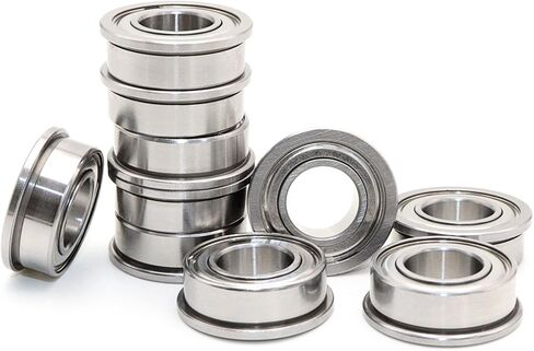 10PCS F683ZZ P5 3x7x3 Single Row Flanged Deep Groove Ball Bearings Double Shielded in Saudi Arabia
