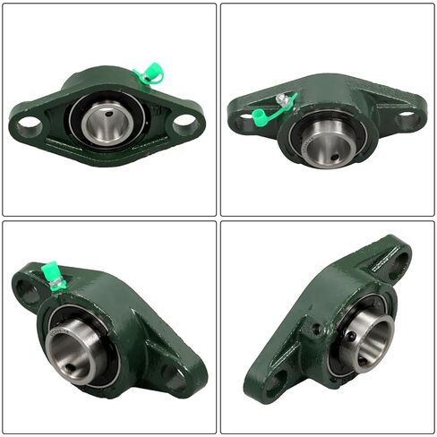 findmall 4Pcs UCFL205-16 Pillow Block with Seat Bearing 1 Inch Hole 2 Bolts, Self Alignment for Various Machinery in Saudi Arabia