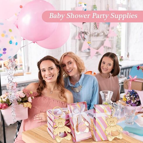 Baby bottle Opener Baby Shower Party Gift Bottle Opener Cute Bear Shape Bottle Opener Guest Wedding Party Gift Back Children's Birthday Party decoration（white 24/packs） in Kuwait