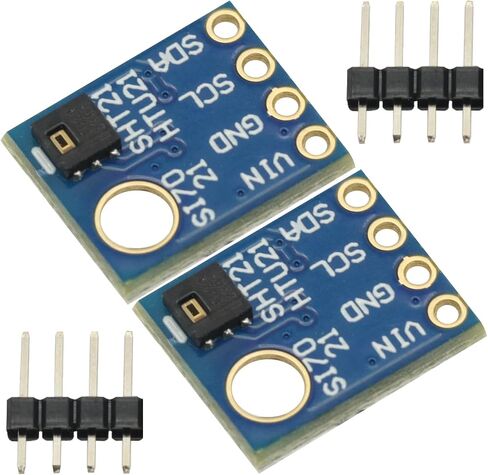 2PCS HTU21 IIC/I2C Digital Temperature Humidity Sensor Breakout Board Module 3V-5V in Saudi Arabia