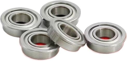 5pcs P5 محامل شفة F6000/F6001/F6002/F6003/F6004/F6005/F6006/F6007 ZZ/RS محمل كرة متلوهة عالية السرعة (F6008RS 40X68X15MM) in Saudi Arabia