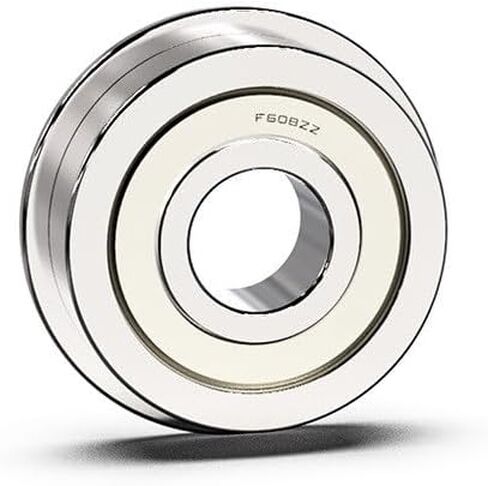 5pcs P5 محامل شفة F6000/F6001/F6002/F6003/F6004/F6005/F6006/F6007 ZZ/RS محمل كرة متلوهة عالية السرعة (F6008RS 40X68X15MM) in Saudi Arabia