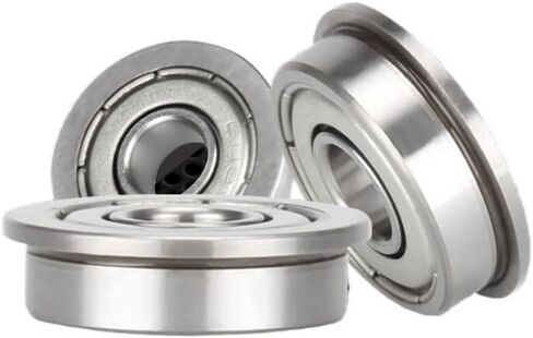5pcs P5 محامل شفة F6000/F6001/F6002/F6003/F6004/F6005/F6006/F6007 ZZ/RS محمل كرة متلوهة عالية السرعة (F6008RS 40X68X15MM) in Saudi Arabia