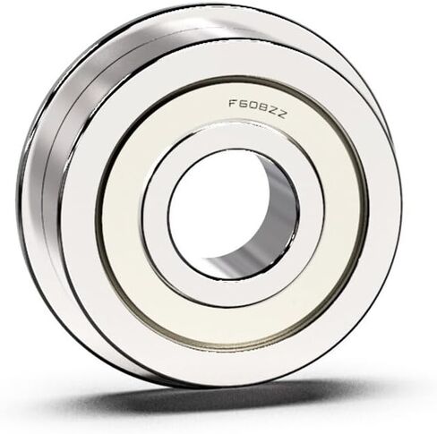 5pcs P5 محامل شفة F6000/F6001/F6002/F6003/F6004/F6005/F6006/F6007 ZZ/RS محمل كرة متلوهة عالية السرعة (F6008RS 40X68X15MM) in Saudi Arabia