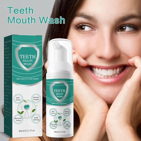 2PCS Foam Toothpaste,Stain Removal Toothpaste for Sensitive Teeth, Ultra-fine Mousse Foam, Deeply Cleans Gums, Removes Stains, Refreshes Breath (2) in Kuwait