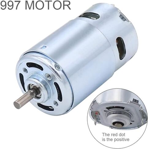 997 DC Motor 12-36V 18000RPM Large Torque Micro Motor with Double Ball Bearing for Electric Drill Power Tools(4500-13500RPM) in Saudi Arabia